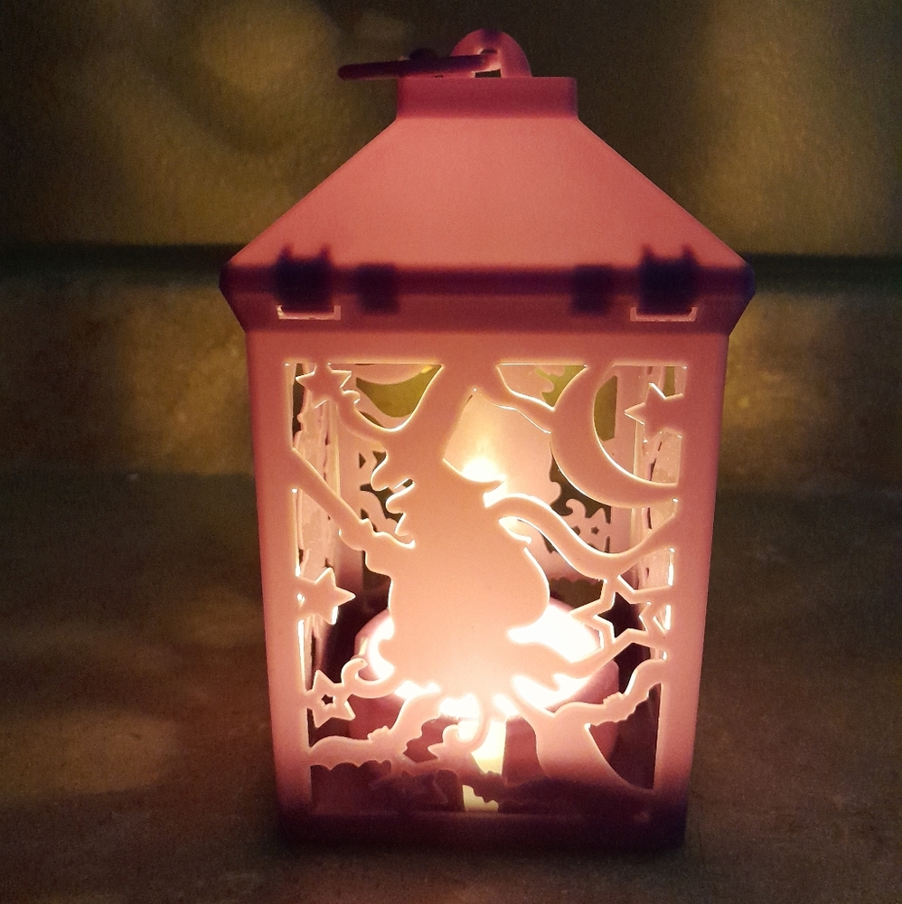 Halloween Witch Flickering  LED Light Lantern NWT Size:OS  Seasonal Collection
